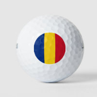 Wilson Golf Ball avec drapeau de Roumanie