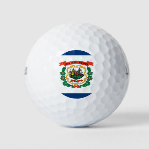 Balles De Golf Wilson Golf Ball avec drapeau de Virginie-Occident