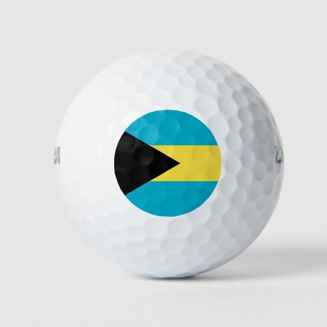Balles De Golf Wilson Golf Ball avec drapeau des Bahamas (Devant)