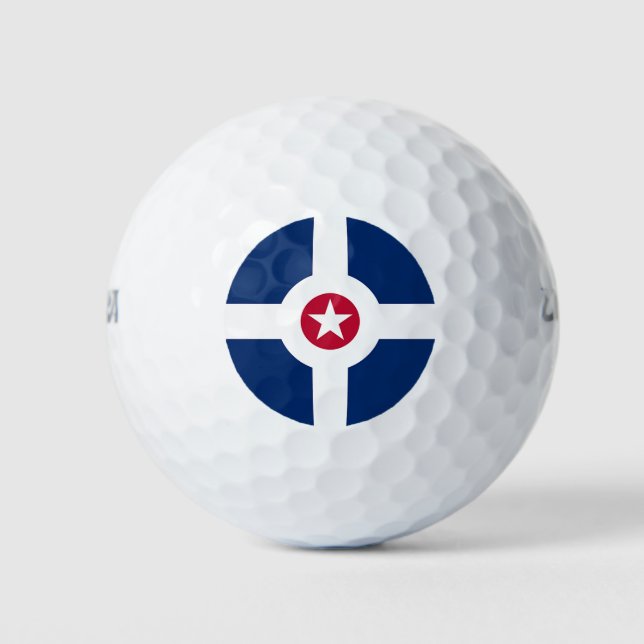 Balles De Golf Wilson Golf Ball avec drapeau d'Indianapolis (Devant)