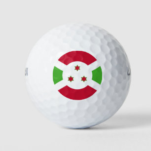 Balles De Golf Wilson Golf Ball avec drapeau du Burundi