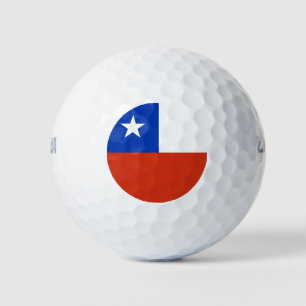 Balles De Golf Wilson Golf Ball avec drapeau du Chili