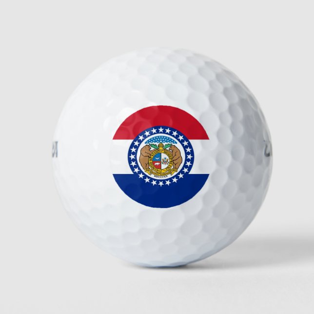 Balles De Golf Wilson Golf Ball avec drapeau du Missouri (Devant)