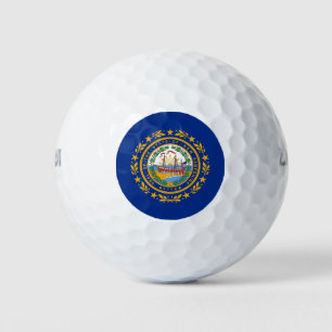 Balles De Golf Wilson Golf Ball avec drapeau du New Hampshire