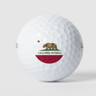 Balles De Golf Wilson Golf Ball avec le drapeau de la Californie,