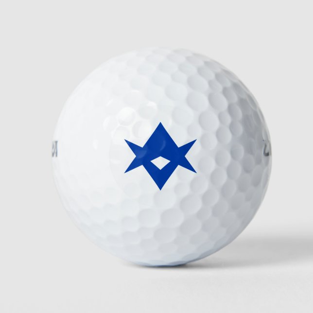 Balles De Golf Wilson Golf Ball with flag of Toyota City (Devant)