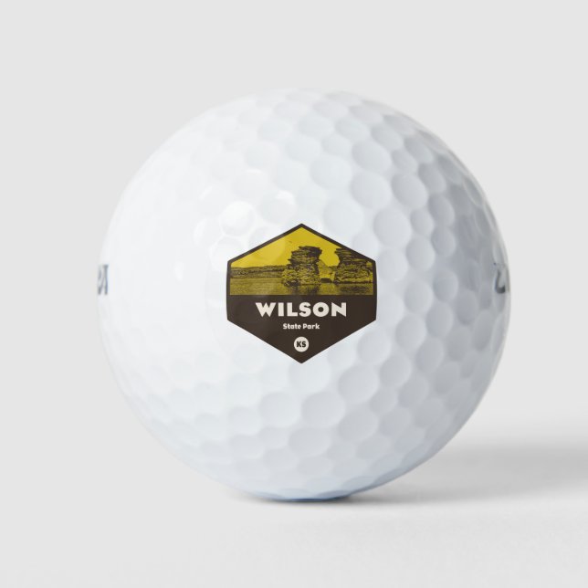 Balles De Golf Wilson State Park Kansas (Devant)