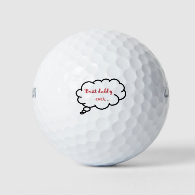 Balles De Golf Wilson Ultra 500/Golf Ball/Best Daddy Ever (Devant)