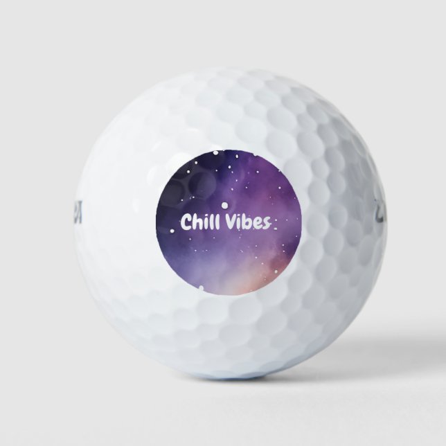 Balles De Golf Wilson Ultra Distance Golf Ball-Chill Vibes Design (Devant)