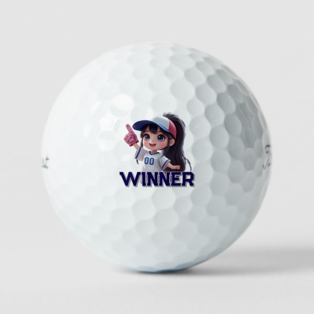 Balles De Golf winner fan sports dall (Recto)