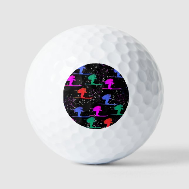 BALLES DE GOLF WINTER SKIER (Recto)