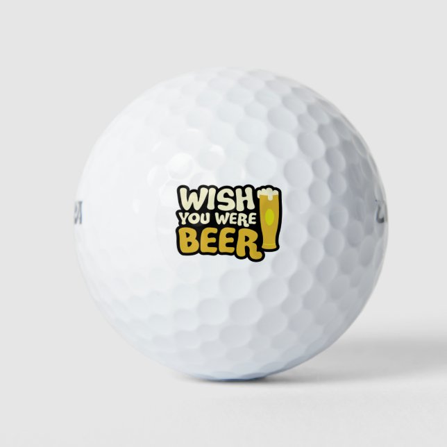 Balles De Golf wish-you-been-beer (Devant)