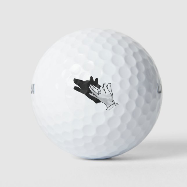 Balles De Golf Wolf Silhouette (Devant)