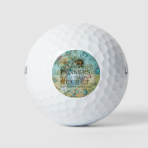 Balles De Golf Wonderland - Citation de bonkers - Alice In Wonder