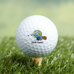 Balles De Golf World Traveller, emballé et prêt à partir,