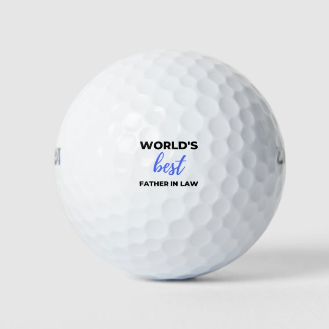 Balles De Golf World's Best Father (Devant)