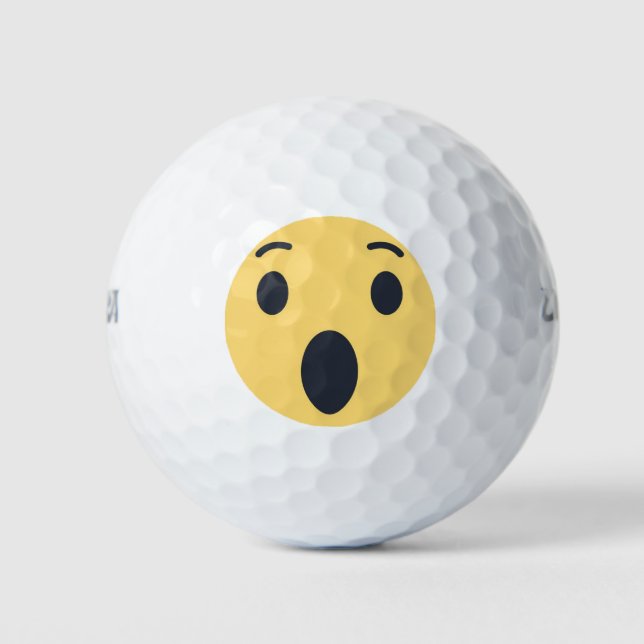 Balles De Golf Wow Emoji (Devant)