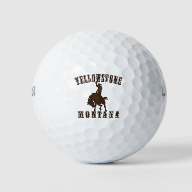 Balles De Golf Yellowstone-Cowboy (Devant)