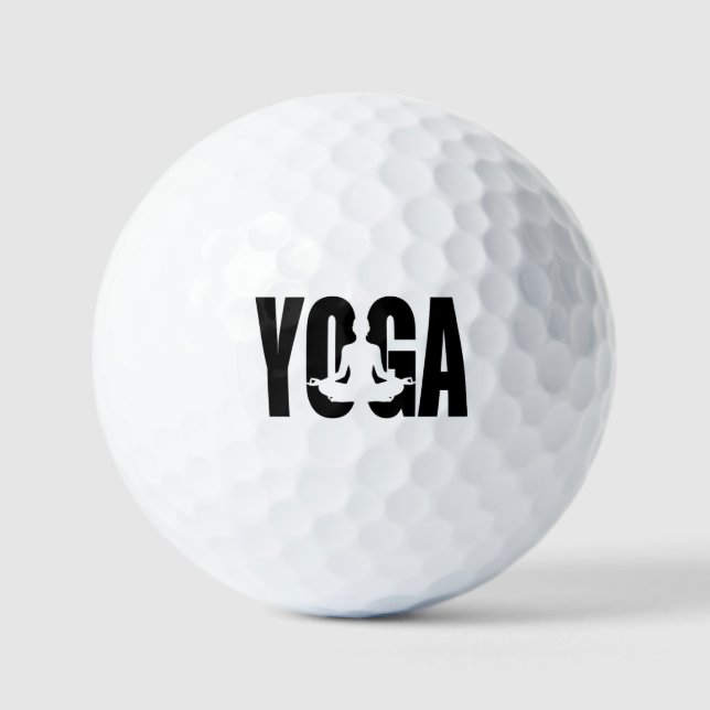Balles De Golf Yoga. (Recto)