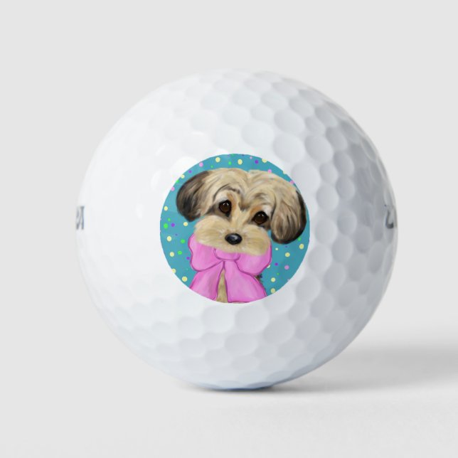 Balles De Golf Yorkie Poo (Devant)