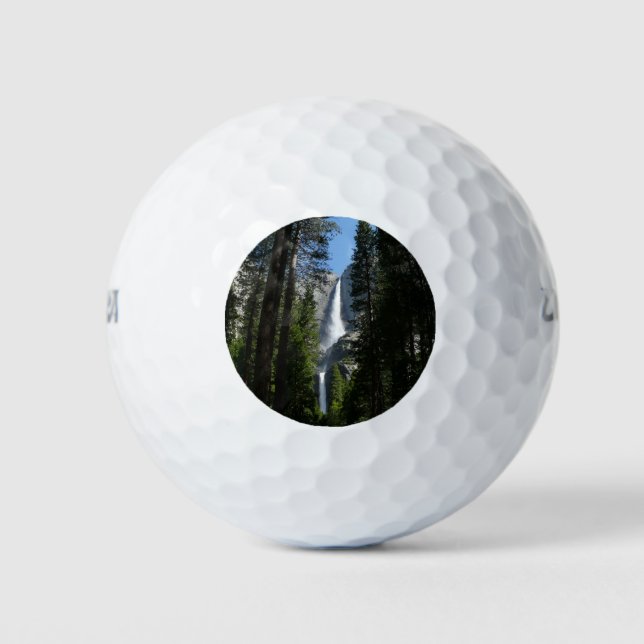 Balles De Golf Yosemite Falls et Woods Paysage Photographie (Devant)
