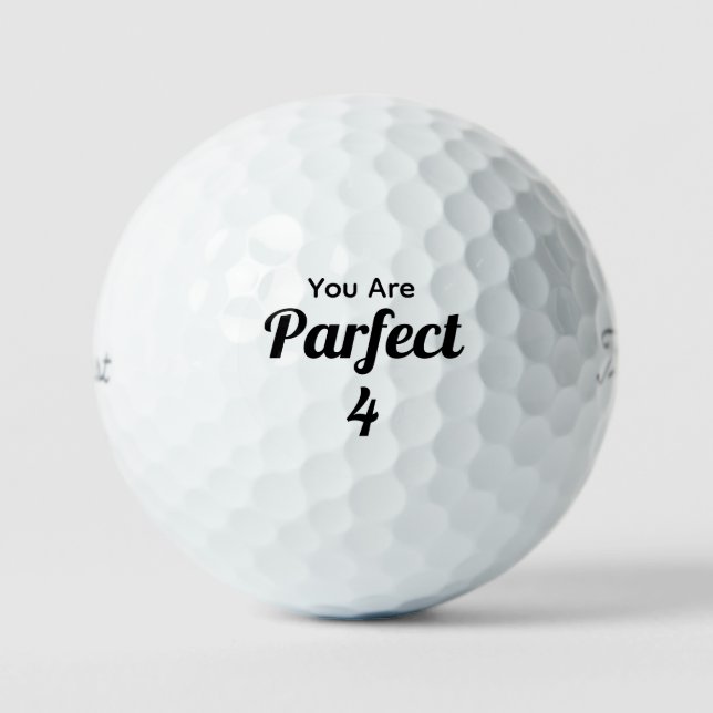 Balles De Golf You Are Parfect (Recto)