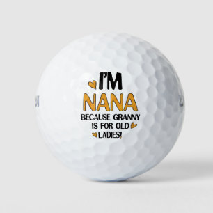 Balles De Golf Young Nana Graphic Nana Clipart Design Grandma Art