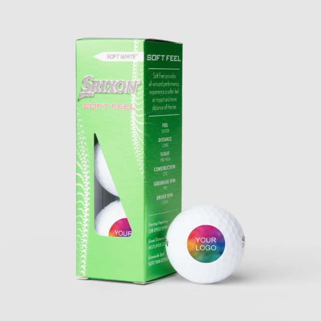 Balles De Golf Your Business Logo Here Srixon Soft Feel 13 3 Pack (Conditionnement)