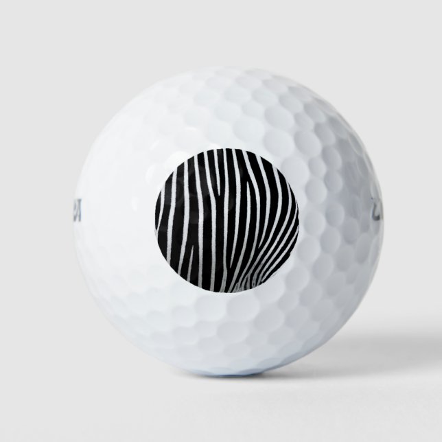 Balles De Golf Zebra Skin (Devant)