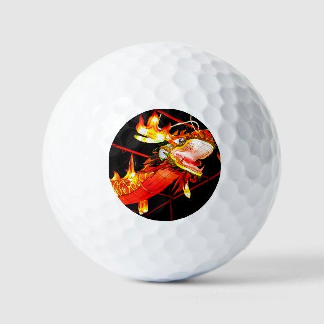 Balles De Golf Zhulong Fire Dragon  (Recto)