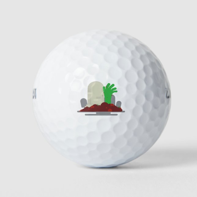 Balles De Golf zombie déplaisant (Devant)