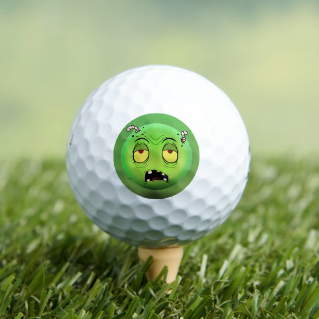 Balles De Golf Zombiemoji (T-shirt Insitu)
