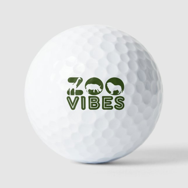 BALLES DE GOLF ZOO VIBES (Recto)