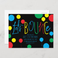 Balles de rebond pour enfants Ballons Invitation d