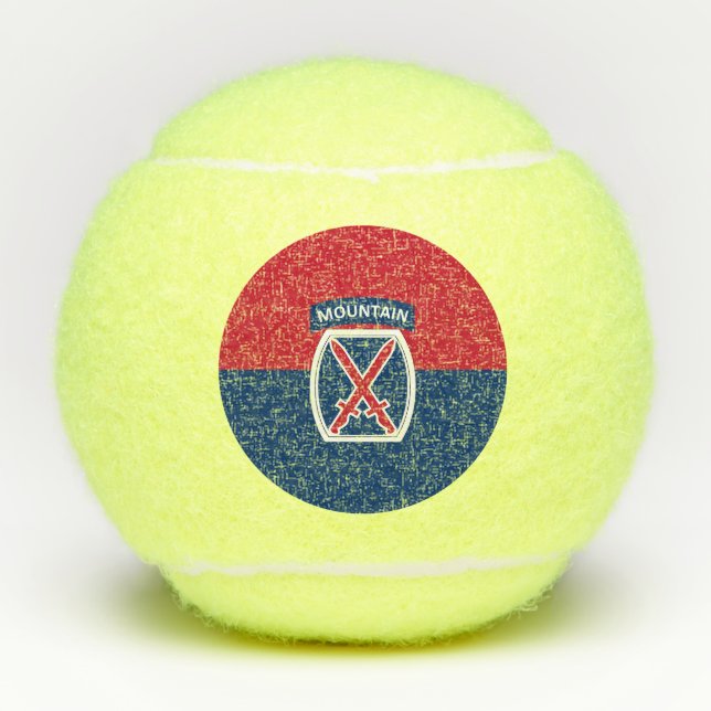 Balles De Tennis 10e division de montagne (Devant)