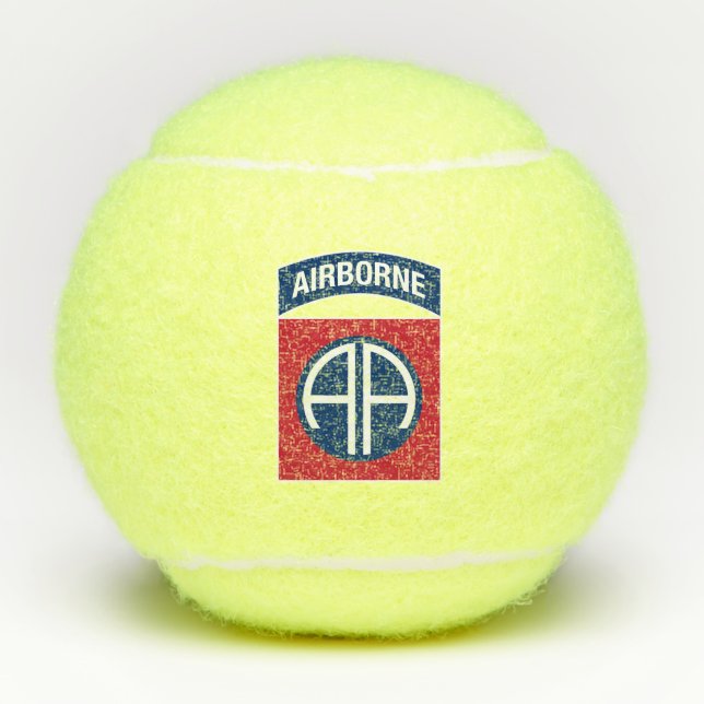 Balles De Tennis 82e division aéroportée Insignia (Devant)