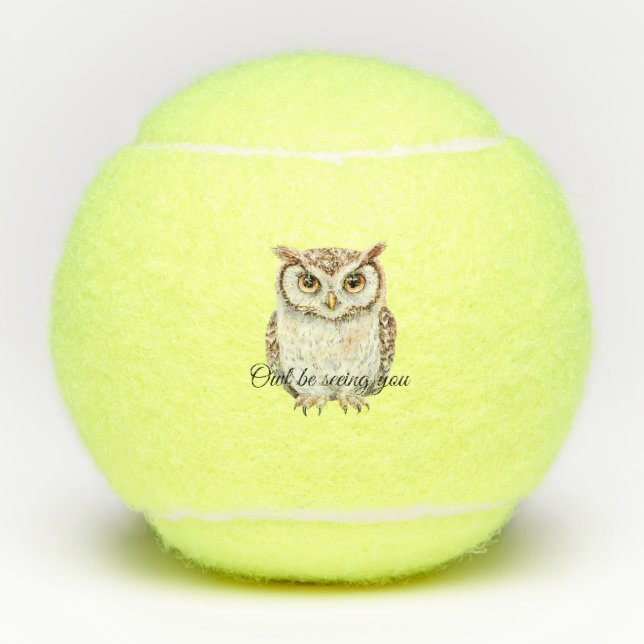 Balles De Tennis À bientôt (Devant)