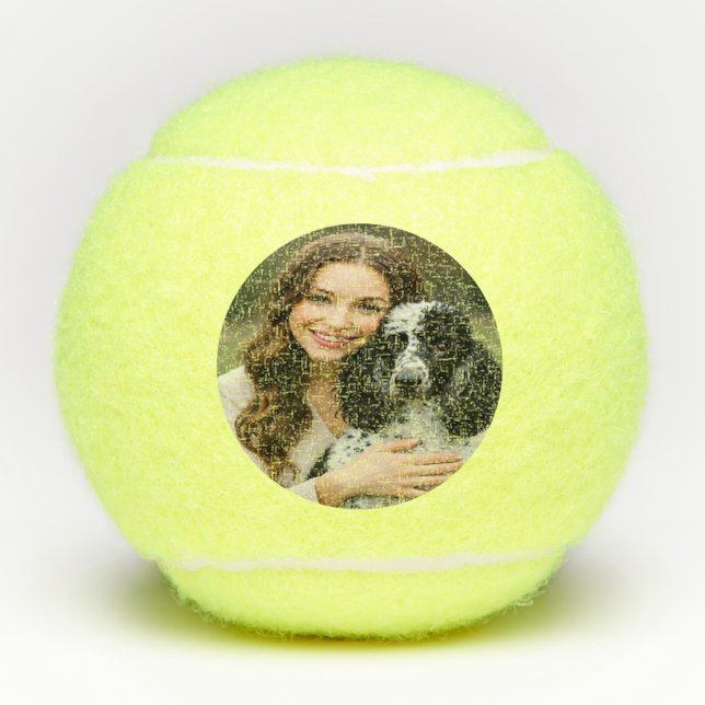 Balles De Tennis Add Poddle Photo Personalize Customize (Devant)