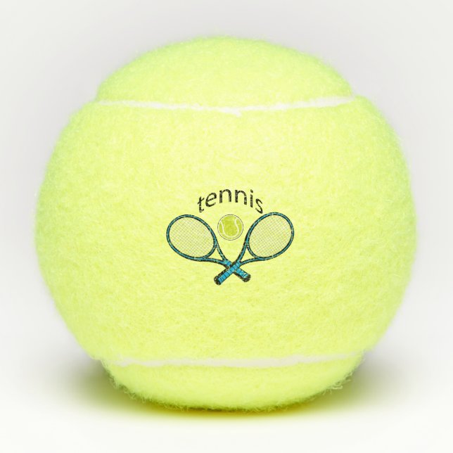 Balles De Tennis Aimer le tennis (Devant)