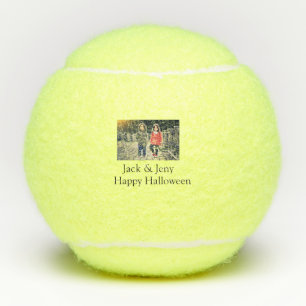 Balles De Tennis ajouter nom photo texte Halloween enfant fille gar