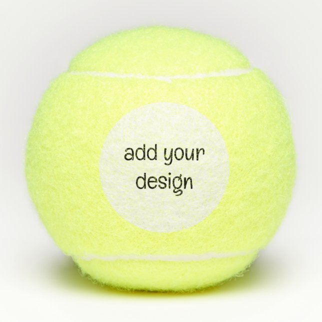 Balles De Tennis ajouter votre conception (Devant)