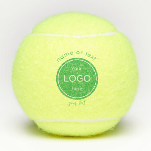 Balles De Tennis Ajoutez votre logo herec club logo vert