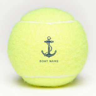 Balles De Tennis Ancre de bateau nautique moderne et nom personnali