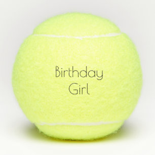 Balles De Tennis Anniversaire fille de tennis BAlls