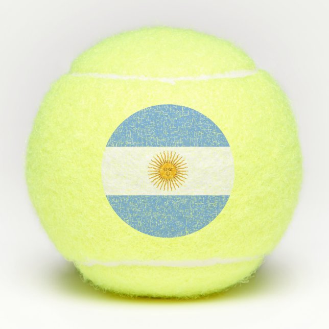 Balles De Tennis Argentina flag (Devant)