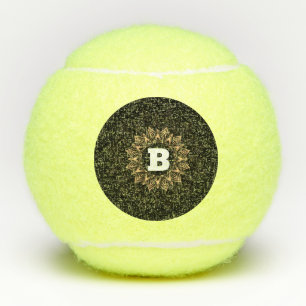 Balles De Tennis "B" Monogramme Initiale Personnalisée Penn Champio