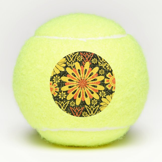 Balles De Tennis Bal de tennis antique Yeller (Devant)