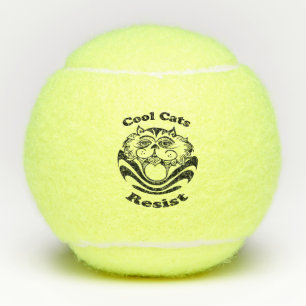 Balles De Tennis Bal de Tennis - Les chats Cool résistent