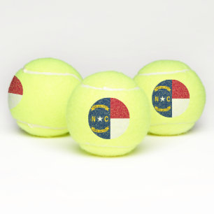 Balles De Tennis Bal de tennis patriotique avec drapeau de Caroline