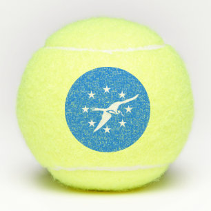 Balles De Tennis Bal de Tennis Patriotique avec Drapeau de Corpus C